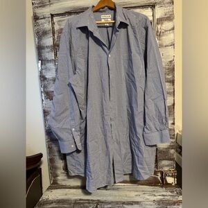 Saddlebred Blue Checkered Dress Shirt
